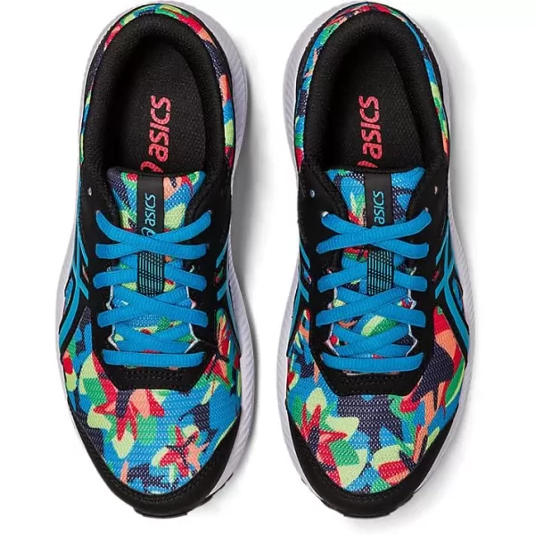 imageASICS Kids Contend 8 Grade School Running ShoesBlackIsland Blue