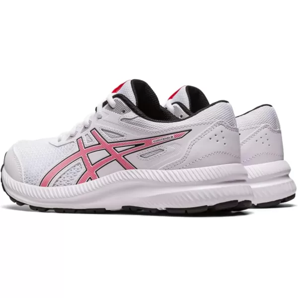 imageASICS Kids Contend 8 Grade School Running ShoesWhiteElectric Red
