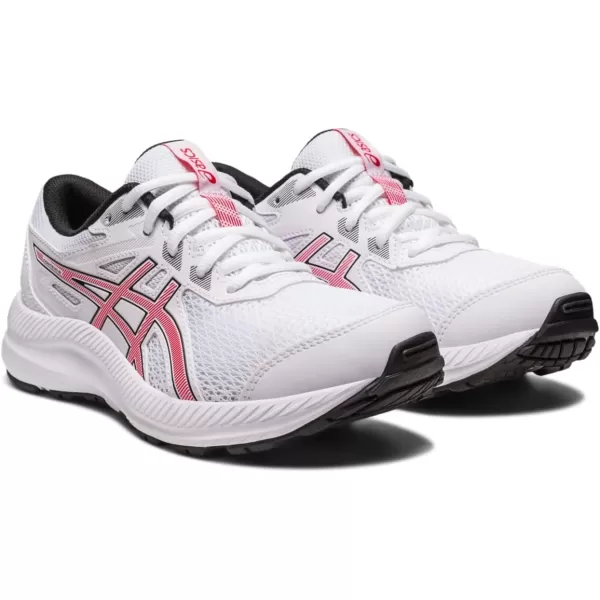 imageASICS Kids Contend 8 Grade School Running ShoesWhiteElectric Red