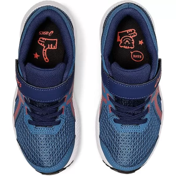 imageASICS Kids Contend 8 PreSchool Running ShoesAzureCherry Tomato