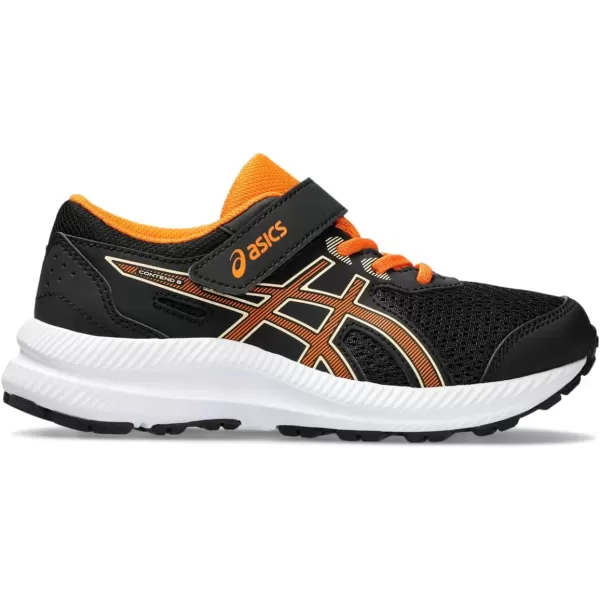 imageASICS Kids Contend 8 PreSchool Running ShoesBlackBright Orange