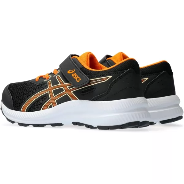 imageASICS Kids Contend 8 PreSchool Running ShoesBlackBright Orange