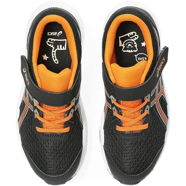 imageASICS Kids Contend 8 PreSchool Running ShoesBlackBright Orange