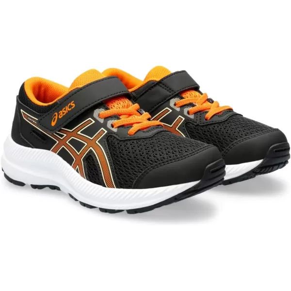 imageASICS Kids Contend 8 PreSchool Running ShoesBlackBright Orange