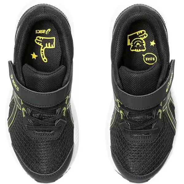 imageASICS Kids Contend 8 PreSchool Running ShoesBlackBright Yellow