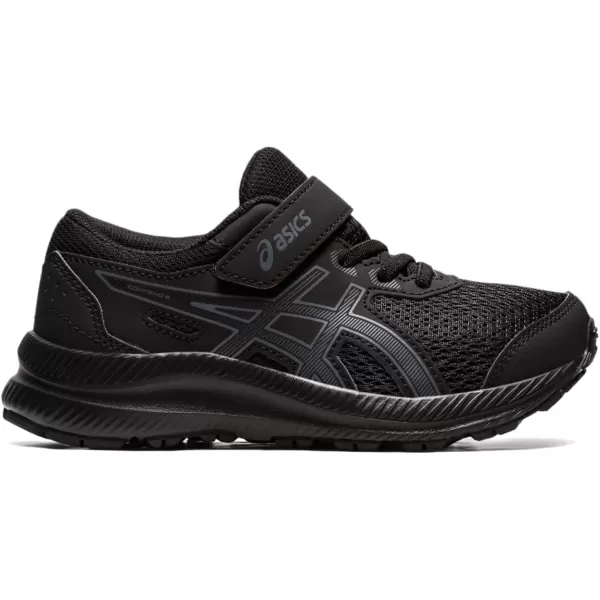 imageASICS Kids Contend 8 PreSchool Running ShoesBlackCarrier Grey