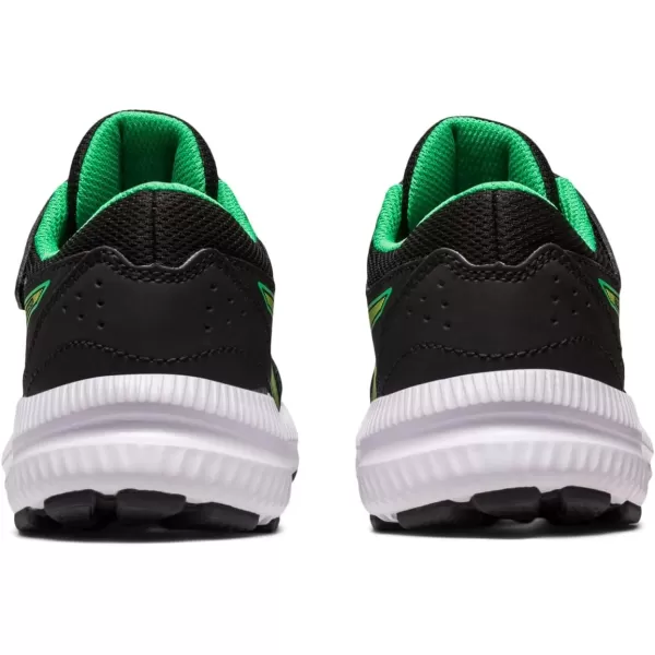 imageASICS Kids Contend 8 PreSchool Running ShoesBlackLime Zest