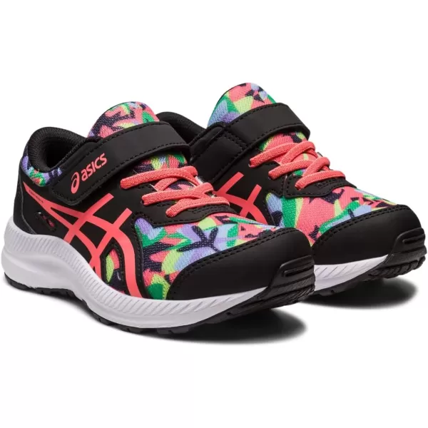 imageASICS Kids Contend 8 PreSchool Running ShoesBlackPapaya
