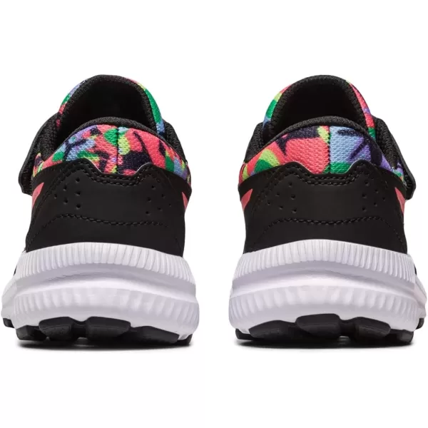 imageASICS Kids Contend 8 PreSchool Running ShoesBlackPapaya