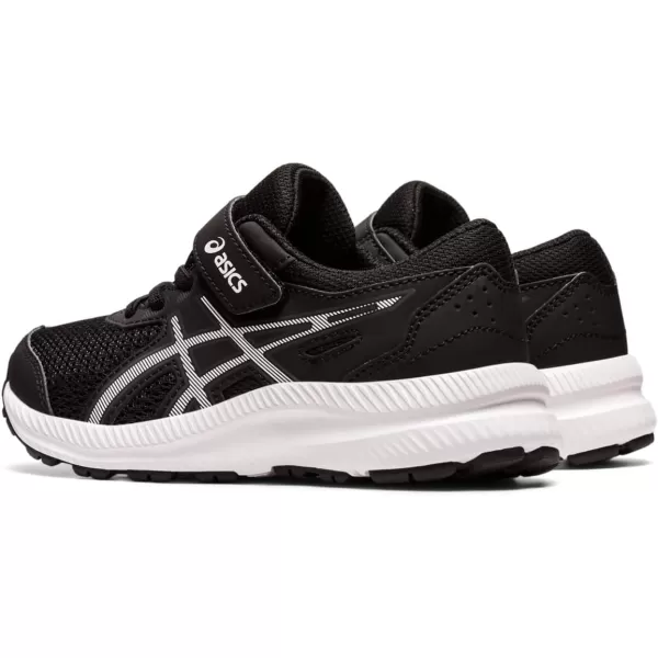 imageASICS Kids Contend 8 PreSchool Running ShoesBlackWhite