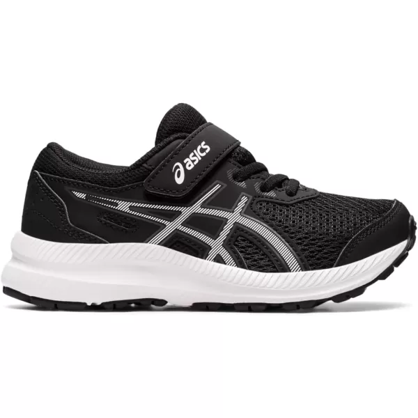 imageASICS Kids Contend 8 PreSchool Running ShoesBlackWhite