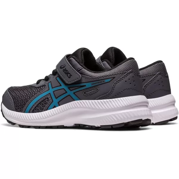 imageASICS Kids Contend 8 PreSchool Running ShoesCarrier GreyIsland Blue