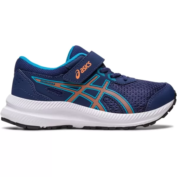 imageASICS Kids Contend 8 PreSchool Running ShoesIndigo BlueSun Peach