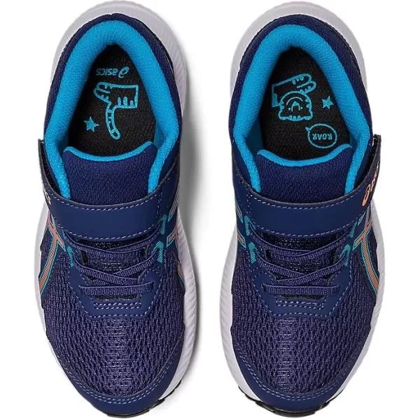 imageASICS Kids Contend 8 PreSchool Running ShoesIndigo BlueSun Peach