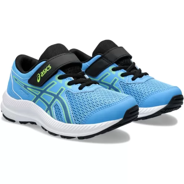 imageASICS Kids Contend 8 PreSchool Running ShoesWaterscapeBlack