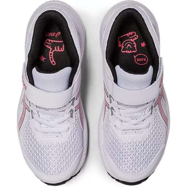 imageASICS Kids Contend 8 PreSchool Running ShoesWhiteElectric Red