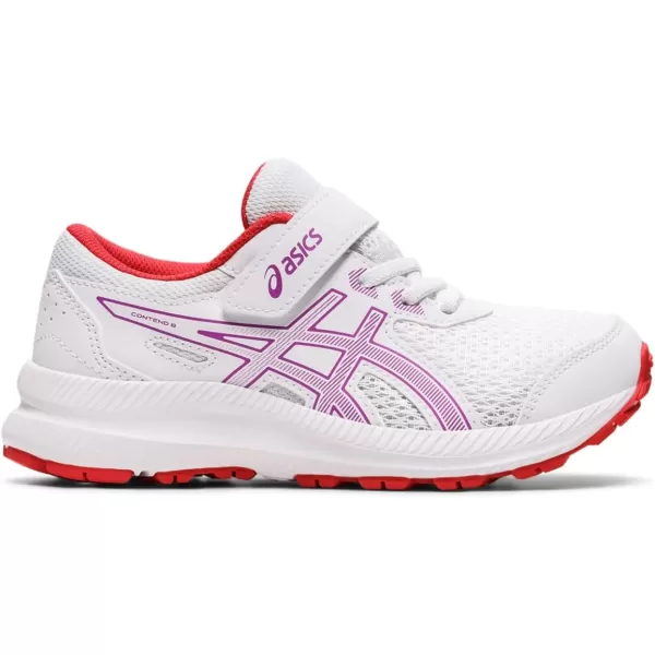 imageASICS Kids Contend 8 PreSchool Running ShoesWhiteOrchid