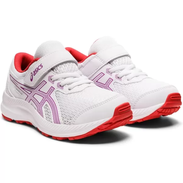 imageASICS Kids Contend 8 PreSchool Running ShoesWhiteOrchid
