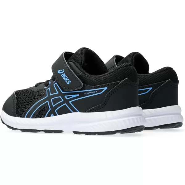 imageASICS Kids Contend 8 Toddler Running ShoesBlackWaterscape