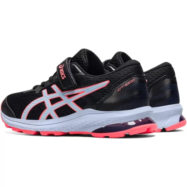 imageASICS Kids GT1000 10 PreSchool Running ShoeBlackSoft Sky