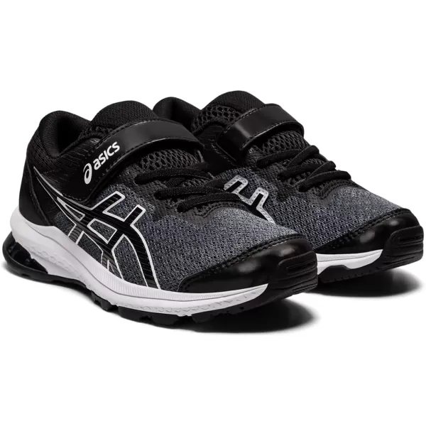 imageASICS Kids GT1000 10 PreSchool Running ShoeBlackWhite
