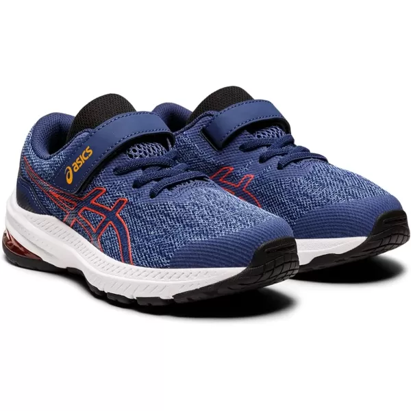 imageASICS Kids GT1000 11 PreSchool Running ShoesAzureDeep Ocean