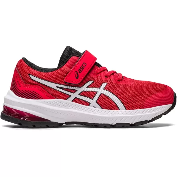 imageASICS Kids GT1000 11 PreSchool Running ShoesElectric RedWhite