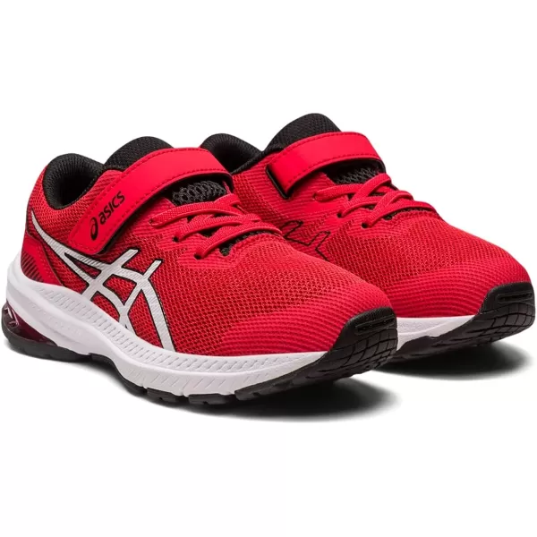imageASICS Kids GT1000 11 PreSchool Running ShoesElectric RedWhite