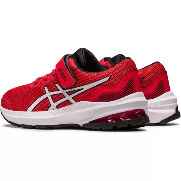 imageASICS Kids GT1000 11 PreSchool Running ShoesElectric RedWhite