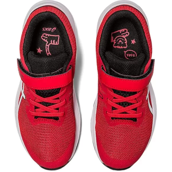 imageASICS Kids GT1000 11 PreSchool Running ShoesElectric RedWhite