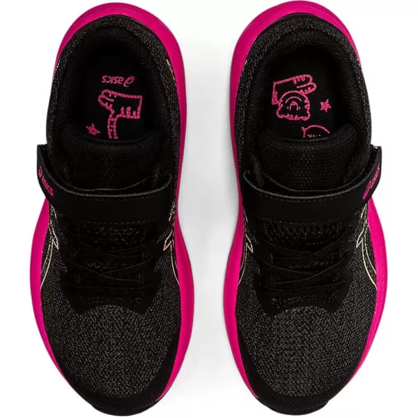 imageASICS Kids GT1000 11 PreSchool Running ShoesGraphite GreyChampagne