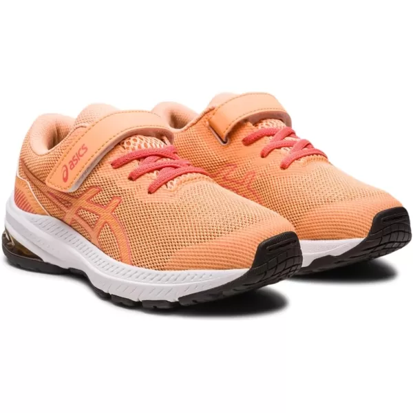 imageASICS Kids GT1000 11 PreSchool Running ShoesSummer DunePapaya
