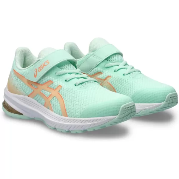 imageASICS Kids GT1000 12 PreSchool ShoesMint TintApricot Crush
