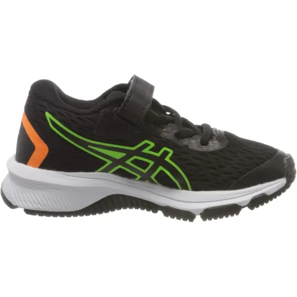 imageASICS Kids GT1000 9 Grade School Running ShoesBlackGreen Gecko