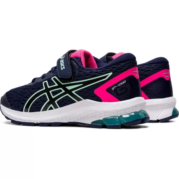 imageASICS Kids GT1000 9 Grade School Running ShoesPeacoatBlack