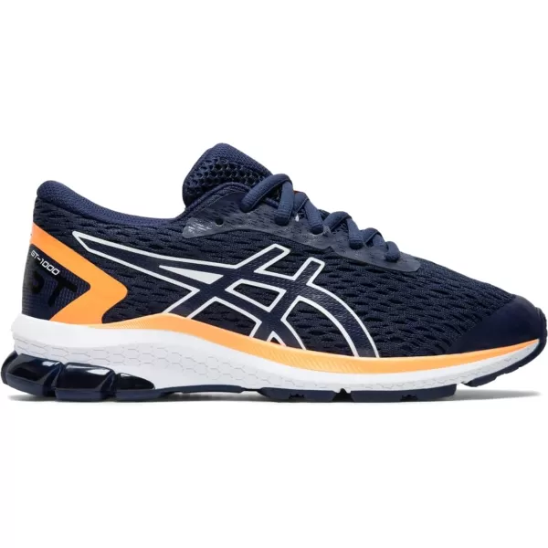 imageASICS Kids GT1000 9 Grade School Running ShoesPeacoatWhite