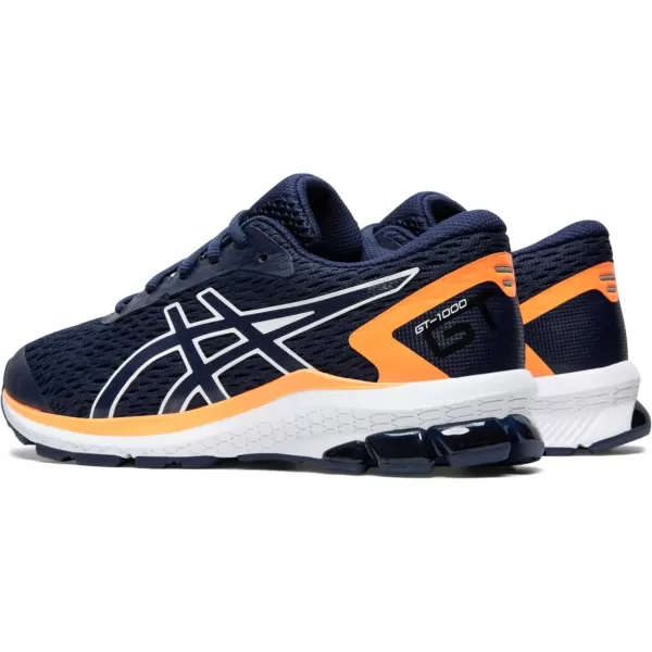 imageASICS Kids GT1000 9 Grade School Running ShoesPeacoatWhite
