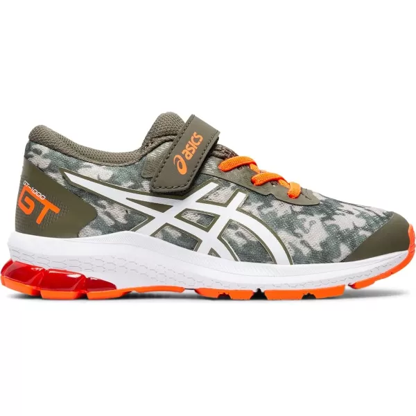 imageASICS Kids GT1000 9 PreSchool Running ShoesMantle GreenWhite