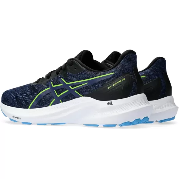 imageASICS Kids GT2000 12 Grade School Running ShoesBlackBlue Expanse