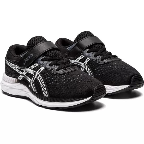 imageASICS Kids Gel Excite 7 PreSchool Runnnig ShoeBlackWhite