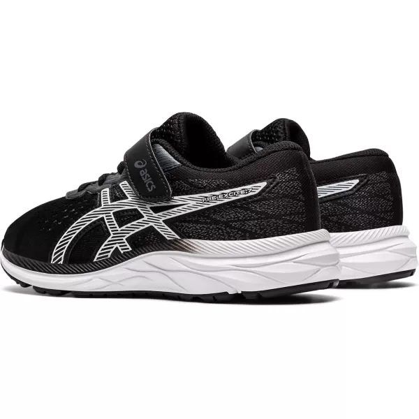 imageASICS Kids Gel Excite 7 PreSchool Runnnig ShoeBlackWhite