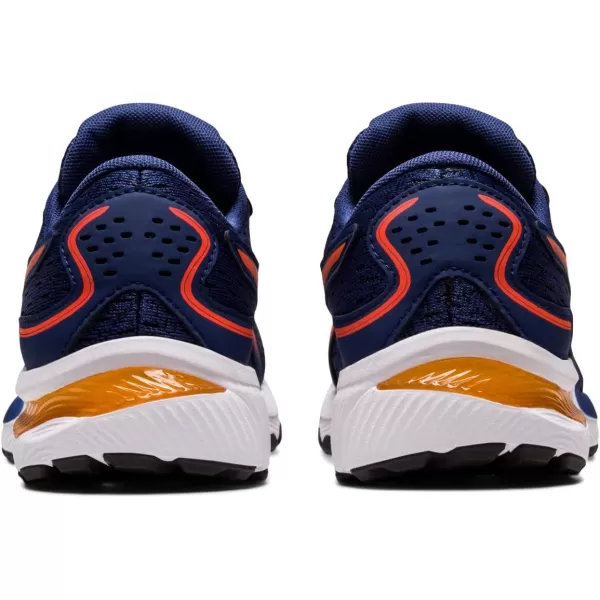 imageASICS Kids GelCumulus 24 Grade School Running ShoesDeep OceanCherry Tomato