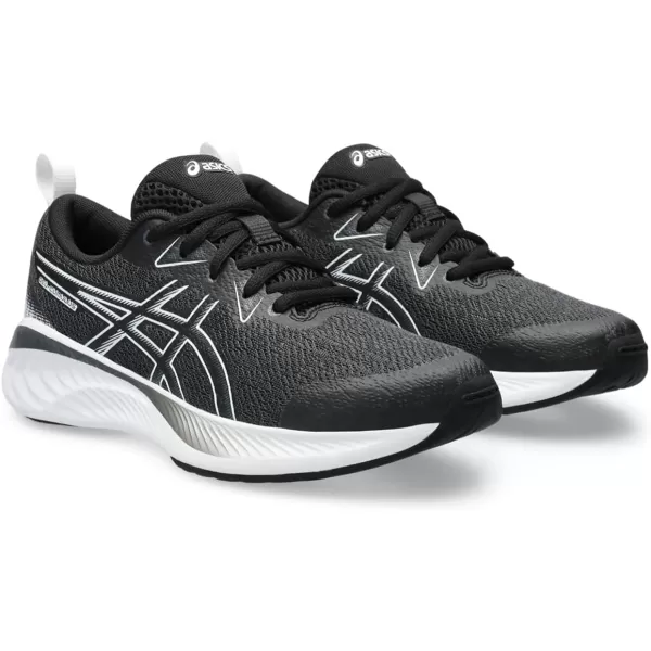 imageASICS Kids GelCumulus 25 Grade School Running ShoeBlackWhite