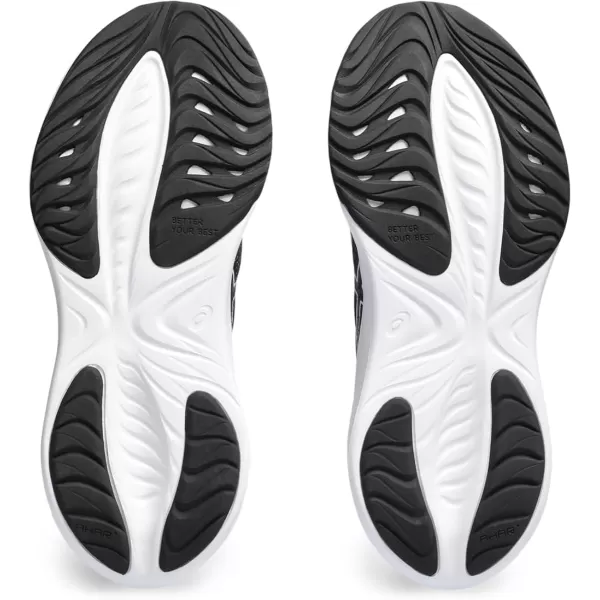 imageASICS Kids GelCumulus 25 Grade School Running ShoeBlackWhite