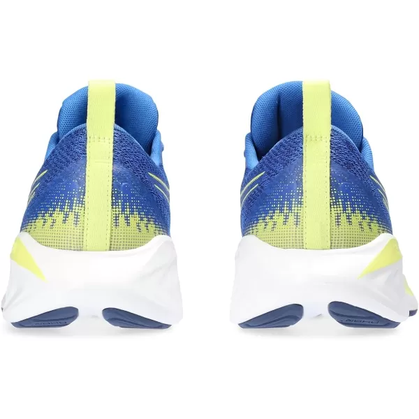 imageASICS Kids GelCumulus 25 Grade School Running ShoeIllusion BlueGlow Yellow
