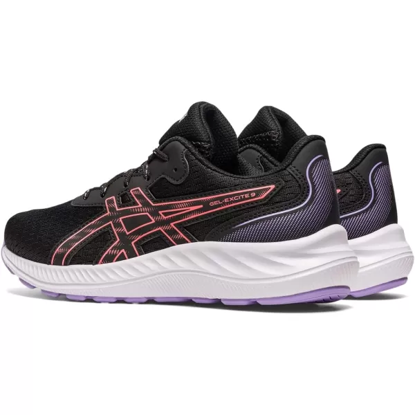 imageASICS Kids GelExcite 9 Grade School Running ShoeBlackPapaya