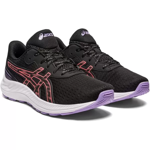 imageASICS Kids GelExcite 9 Grade School Running ShoeBlackPapaya
