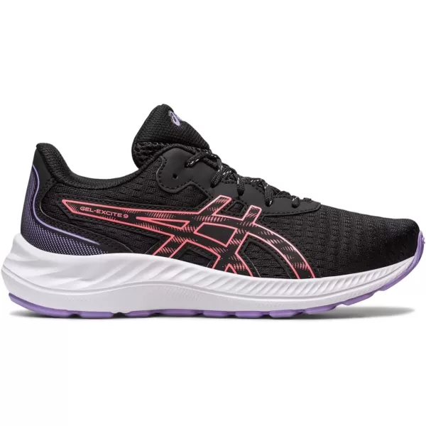 imageASICS Kids GelExcite 9 Grade School Running ShoeBlackPapaya