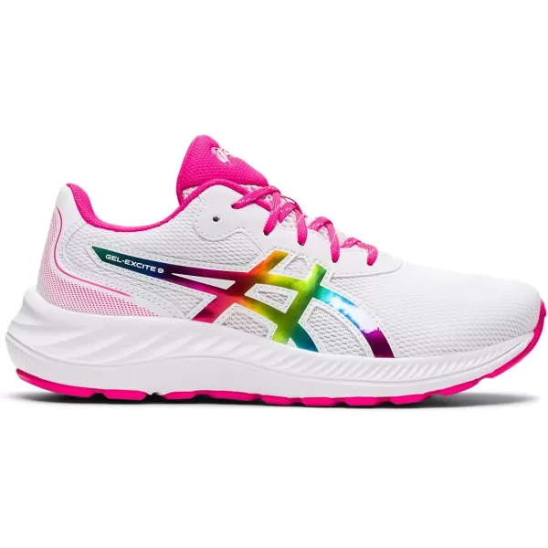 imageASICS Kids GelExcite 9 Grade School Running ShoeWhitePink Glo