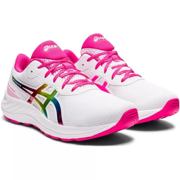 imageASICS Kids GelExcite 9 Grade School Running ShoeWhitePink Glo